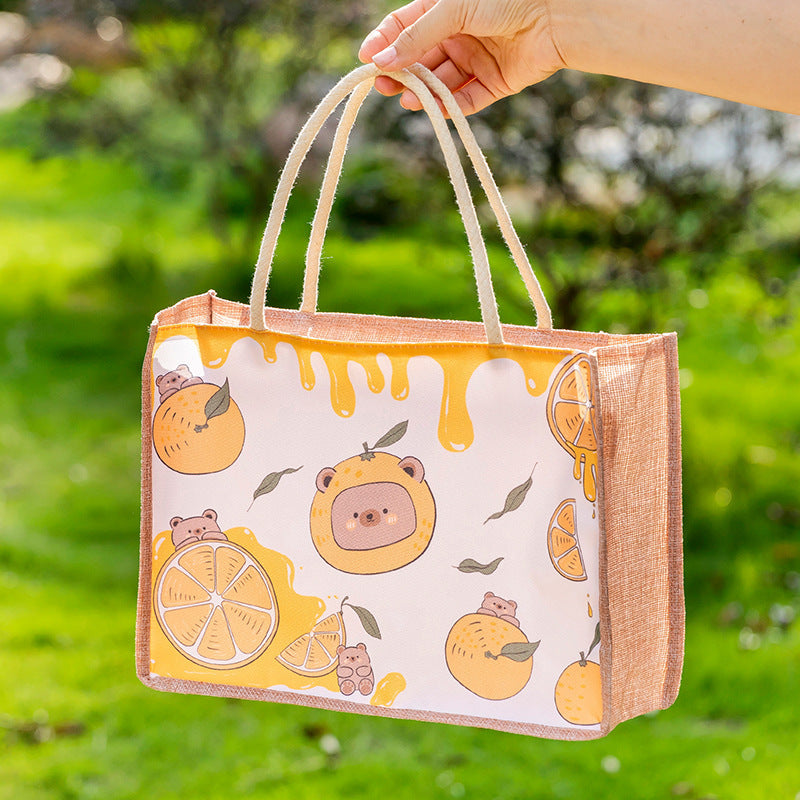 Casual Tote Bag For Students To Organize Small Book Bag Lunch
