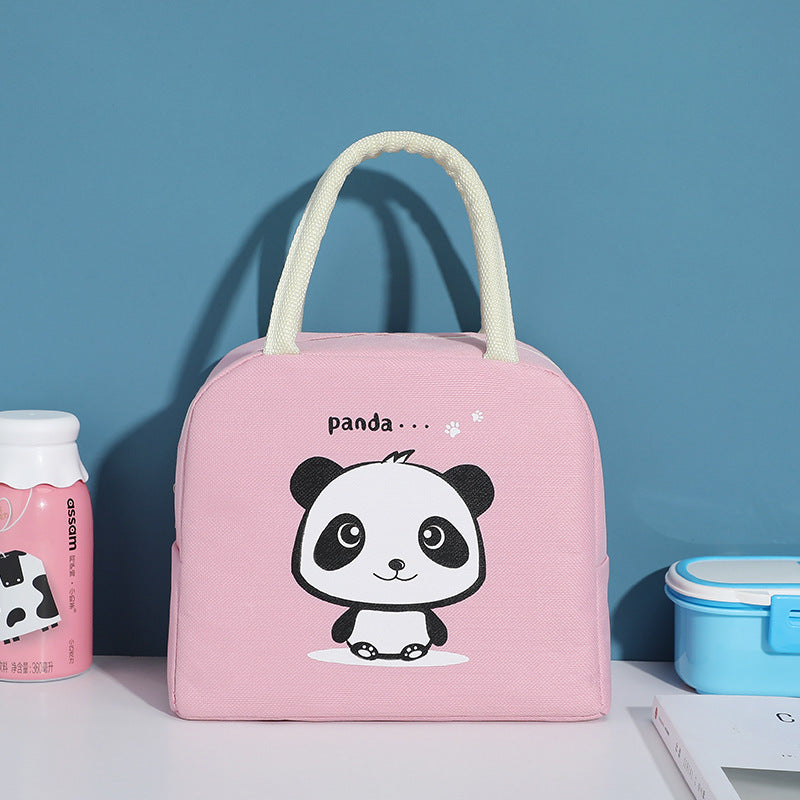 Thickened Aluminum Foil Insulation Bag Lunch Bag Canvas Large Tote Bag With Rice