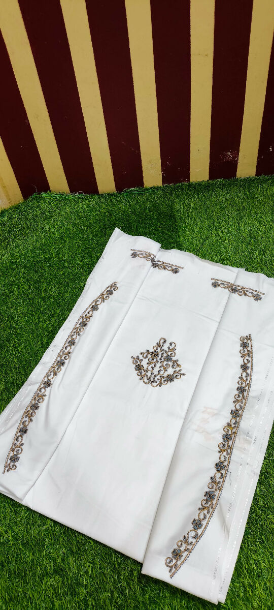 Aali Qadr Pattern Kurta Saya Set