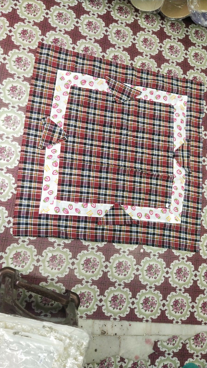 Cotton Safra with 4 Napkin