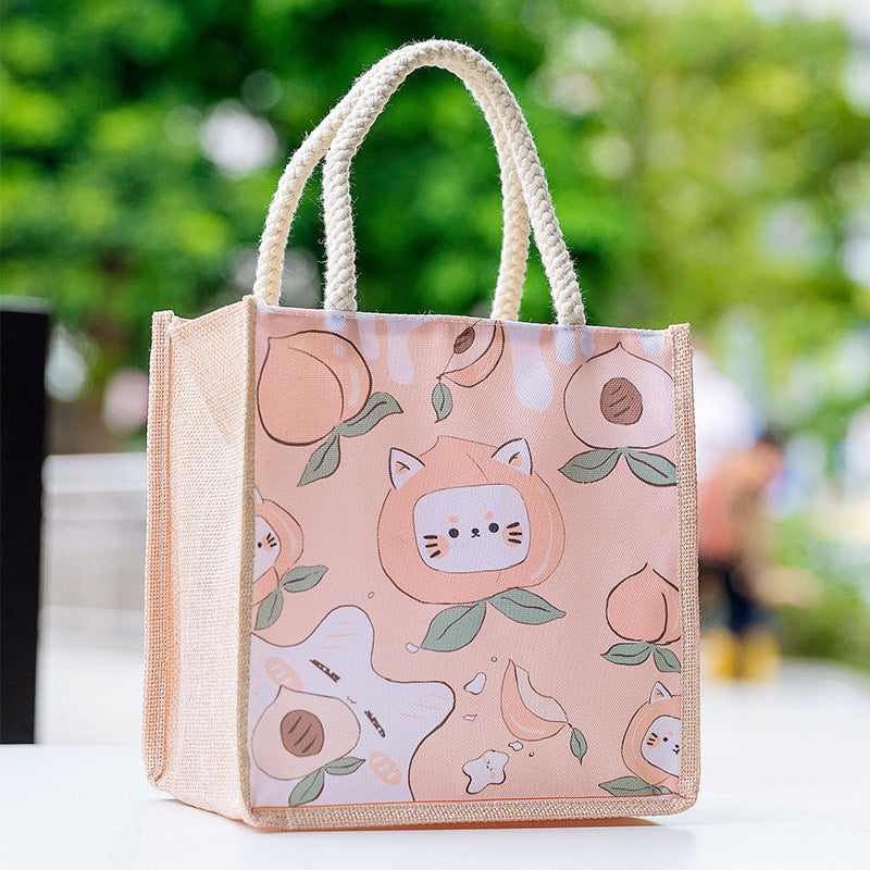 Casual Tote Bag For Students To Organize Small Book Bag Lunch