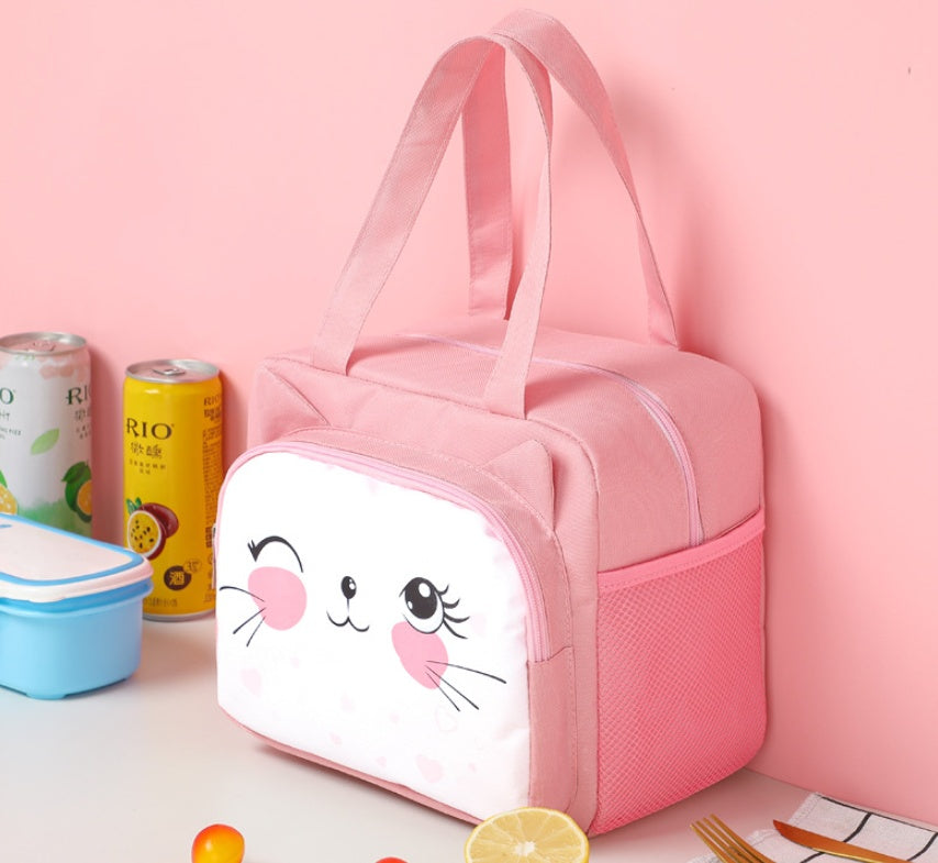 Aluminum Foil Thermal Insulation Lunch Box Bag Large Capacity Cartoon Student Tote