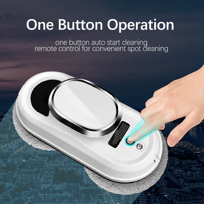 Window Cleaner Robot,Smart Glass Cleaning Robotic With 5600Pa Strong Suction,Remote Control Window Cleaning Robot For Windows Tiles Class Door