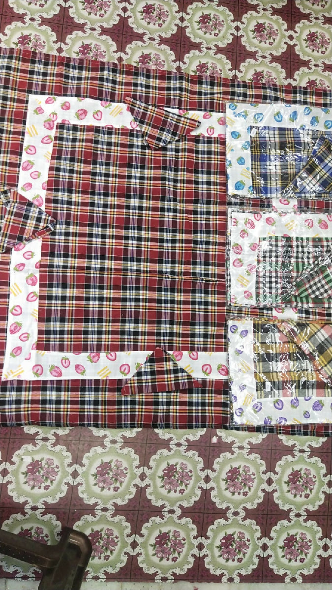 Cotton Safra with 4 Napkin