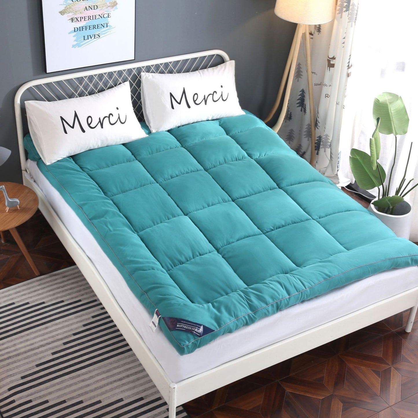 Cross-border Discount Single Mattress Dormitory Foldable Mattress Double Tatami Mat