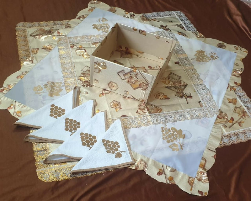 Heavy Quality Rexine Safra set
