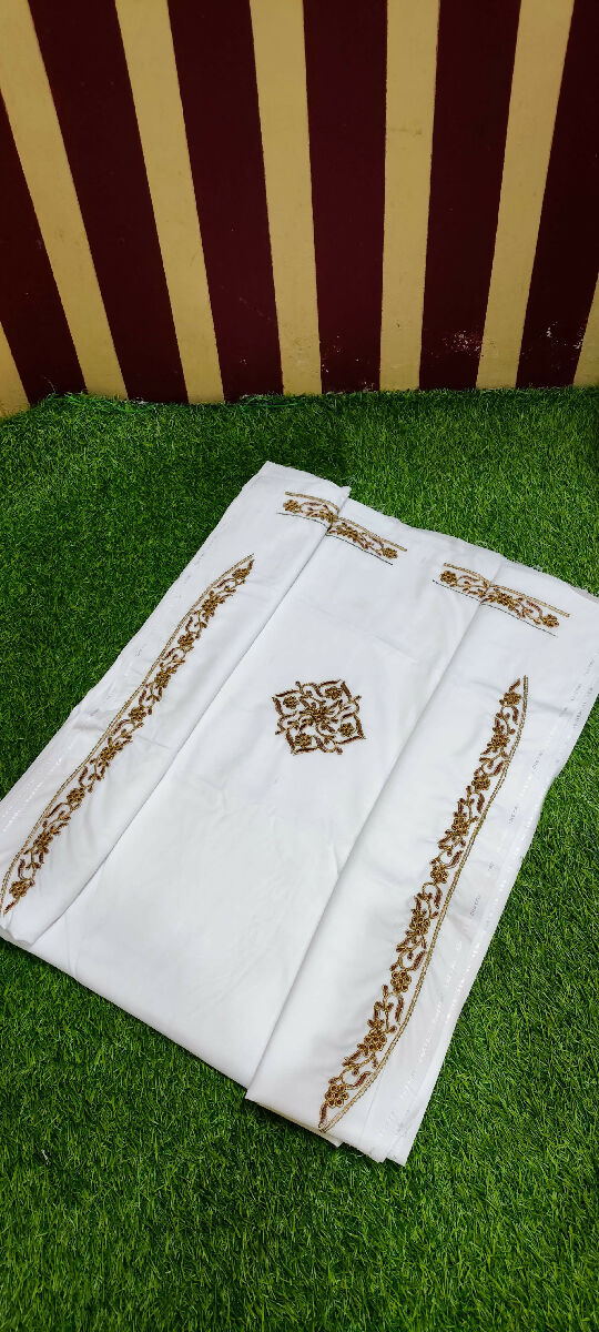 Aali Qadr Pattern Kurta Saya Set