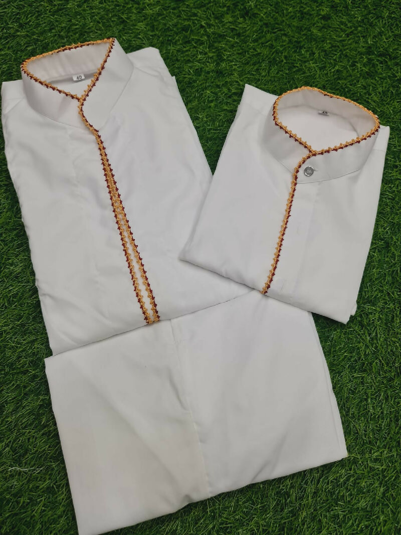 Mens Readymade Kurta Saya Set with Makkhi
