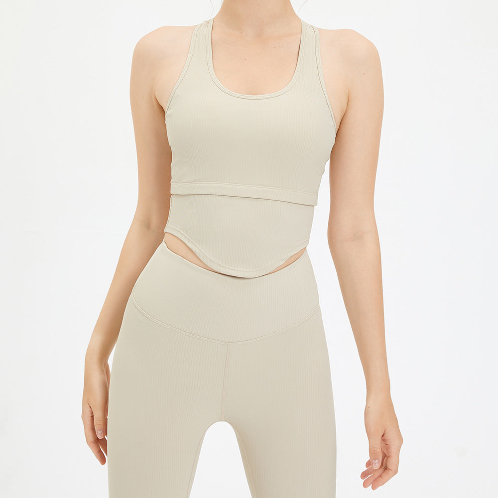 U-shaped Breathable Exercise Vest Thread Exercise