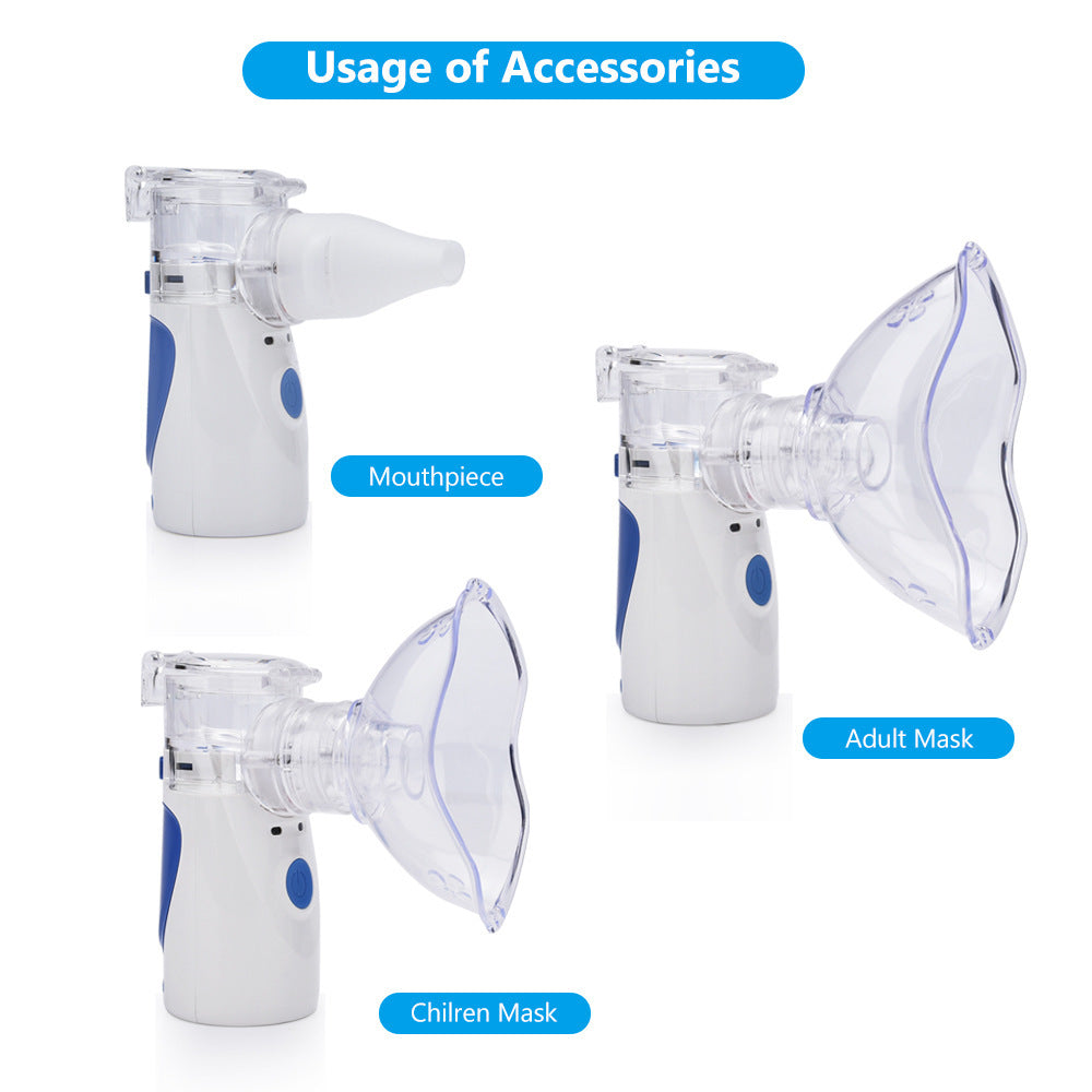 Handheld Ultrasonic Micro-grid Atomizer Portable Compression Nebulizer