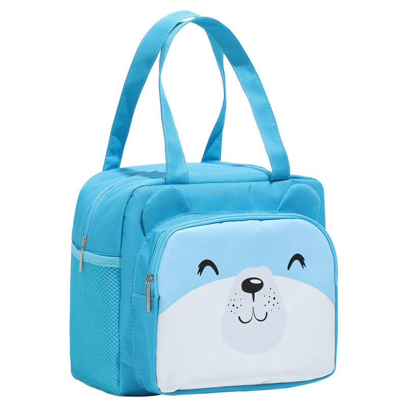 Aluminum Foil Thermal Insulation Lunch Box Bag Large Capacity Cartoon Student Tote