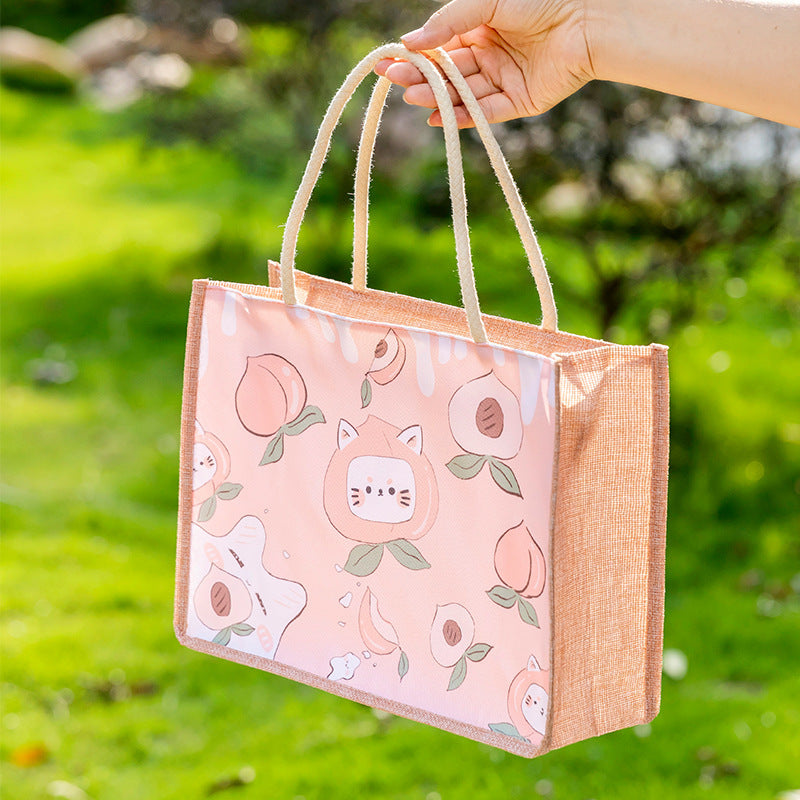 Casual Tote Bag For Students To Organize Small Book Bag Lunch