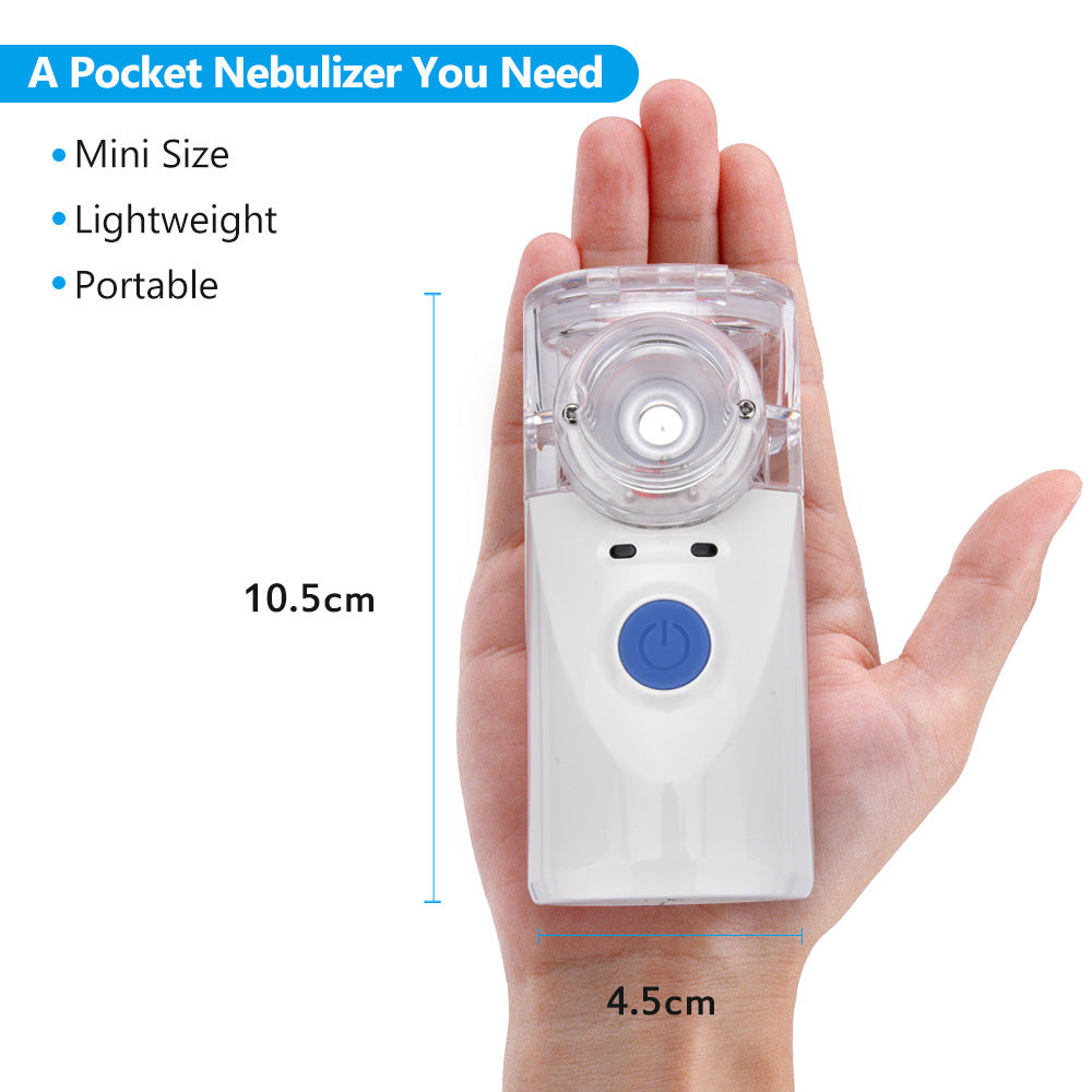Handheld Ultrasonic Micro-grid Atomizer Portable Compression Nebulizer