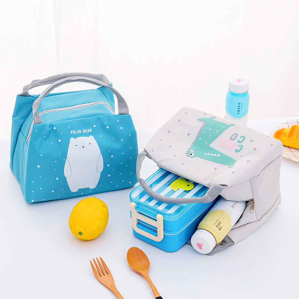 Children's Bento Thermal Tote Lunch Storage Bag