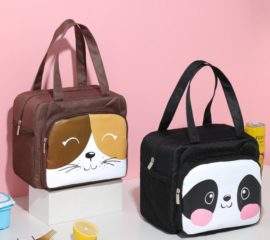 Aluminum Foil Thermal Insulation Lunch Box Bag Large Capacity Cartoon Student Tote