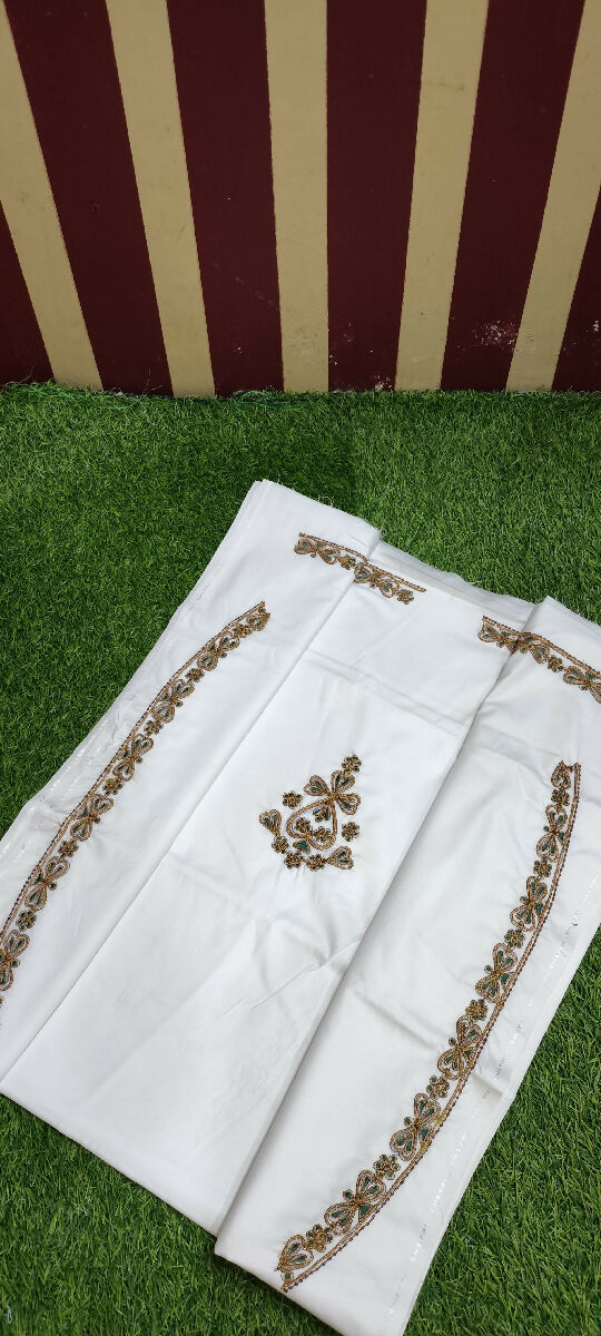 Aali Qadr Pattern Kurta Saya Set