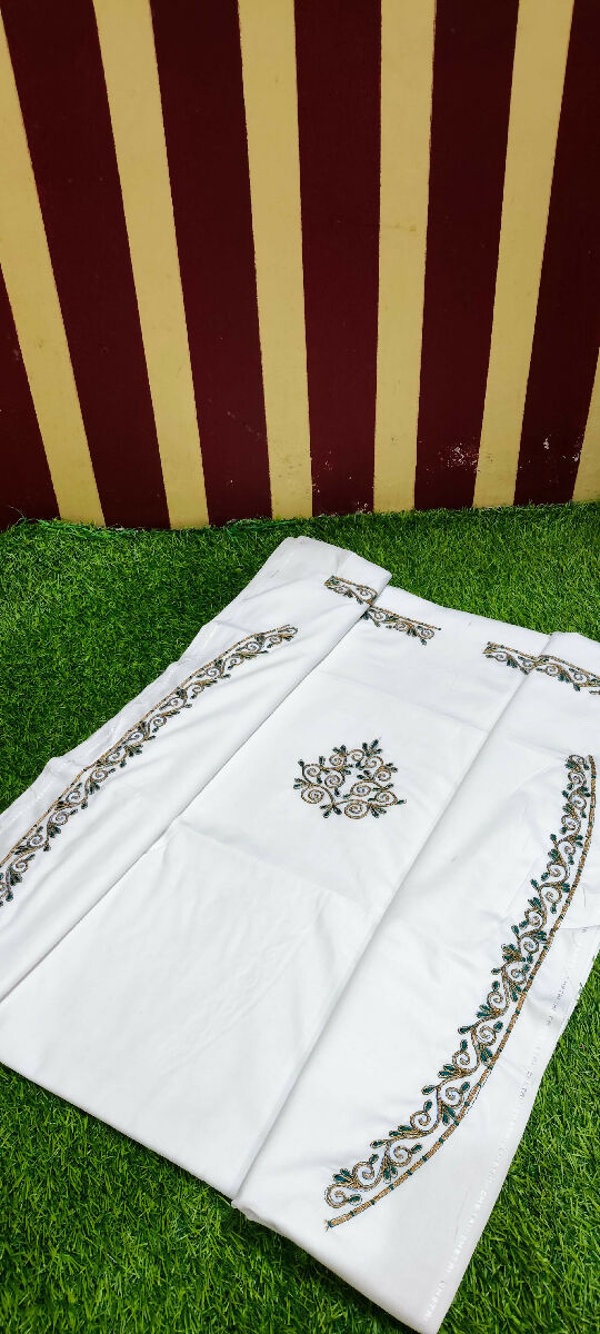 Aali Qadr Pattern Kurta Saya Set