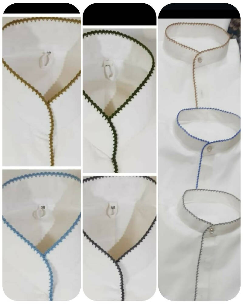 Mens Plain Readymade Kurta Saya Full Makkhi