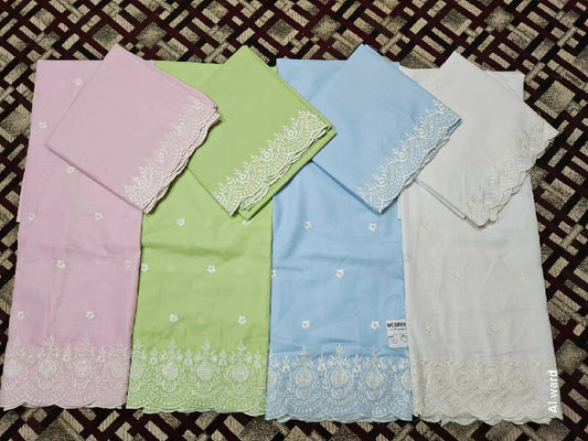 Multi Color Cotton Embroidery Rida