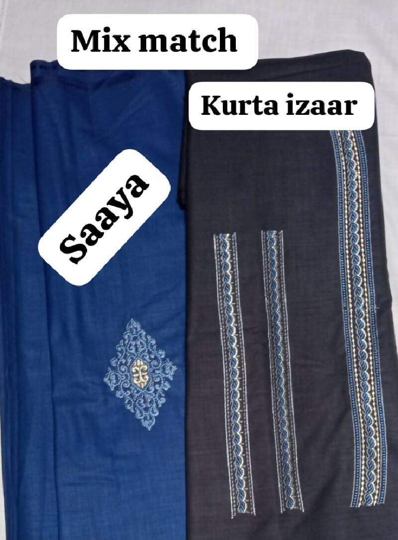 Aali Qadr Style Colored Kurta Saya MixMatch