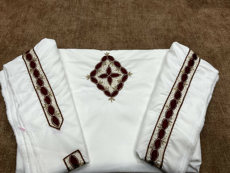 Zardozi Work Kurta Saya Heavy Material