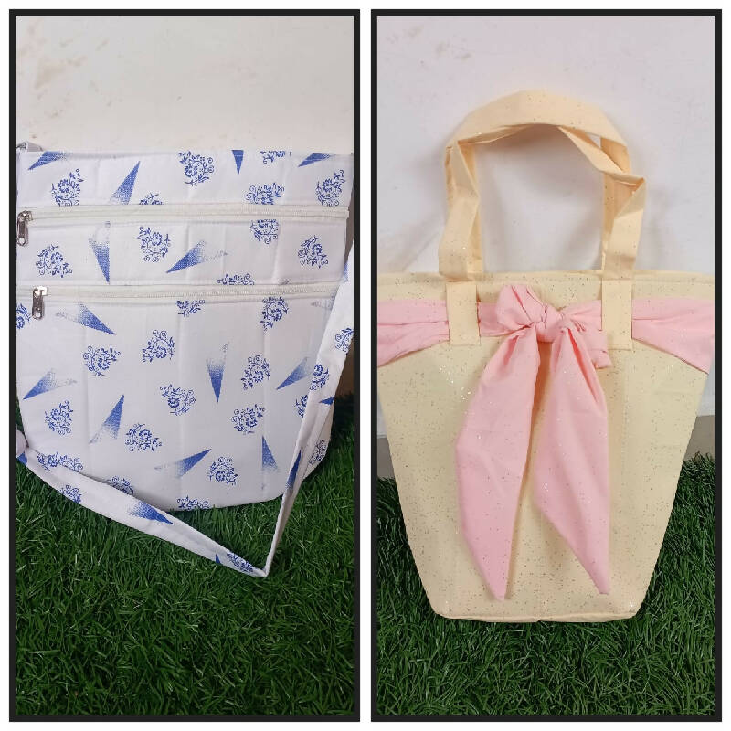 Tote Bag + Sling Bag Combo