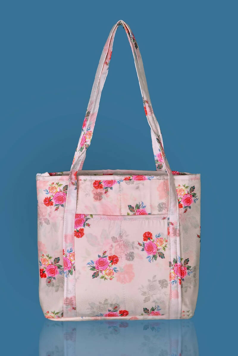 Quilted Tote Bags Pink