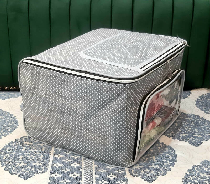 Jumbo Size Cloth Organizer Grey