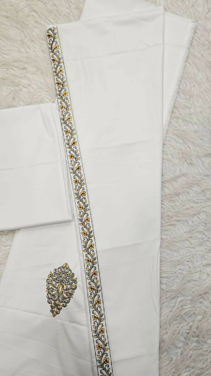New Design Aali Qadr Pattern Kurta Saya