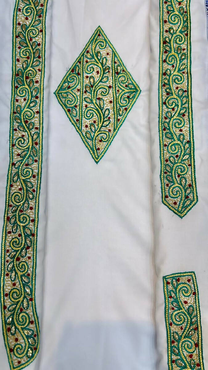 Heavy Zardosi Hand Work Kurta Saya