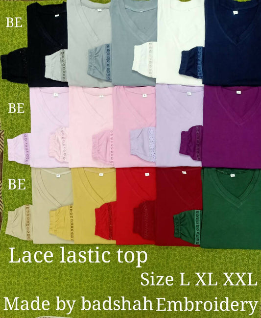 Lace Lastic Top