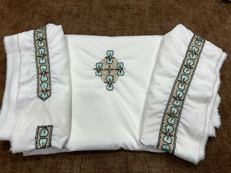 Zardozi Work Kurta Saya Heavy Material