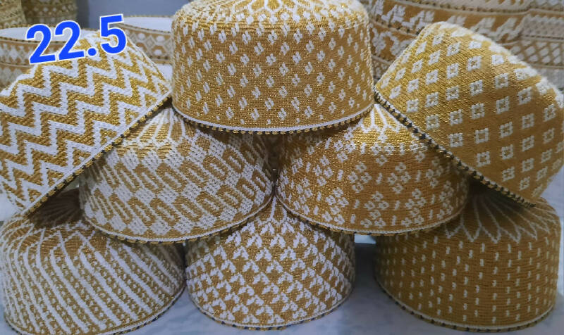 Full Golden Kasab Topi
