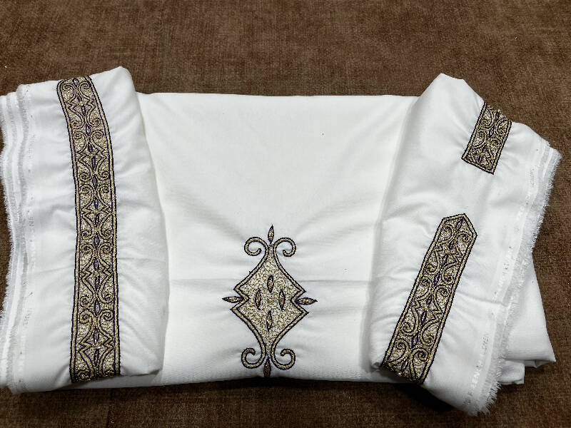Zardozi Work Kurta Saya Heavy Material