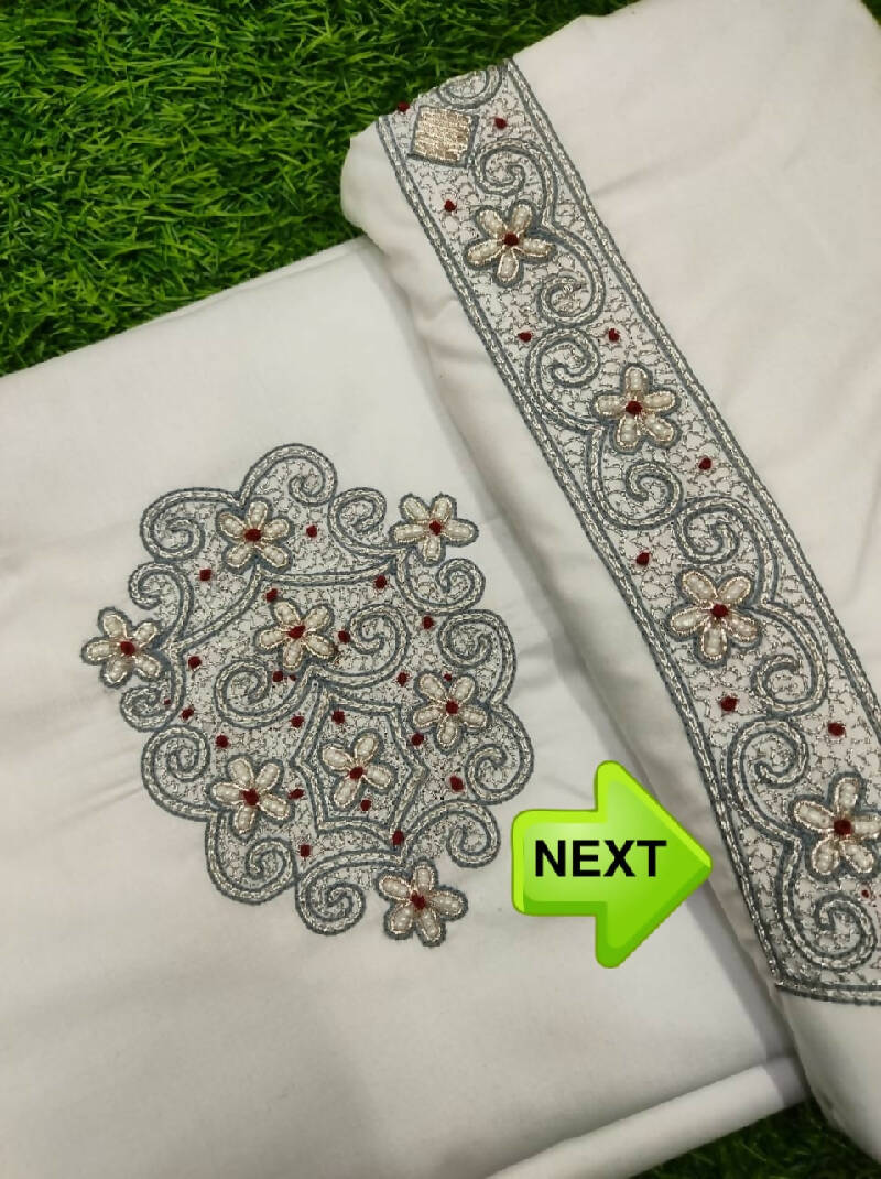 Heavy Zardosi Hand Work Kurta Saya