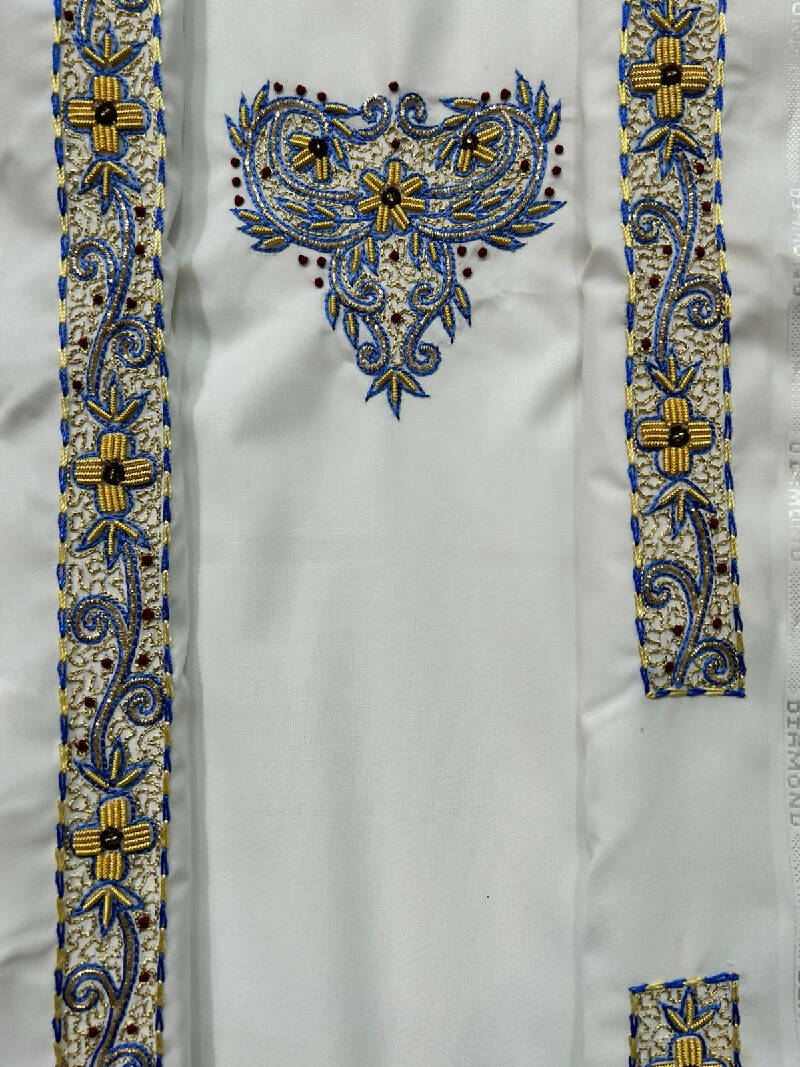 Heavy Zardosi Hand Work Kurta Saya
