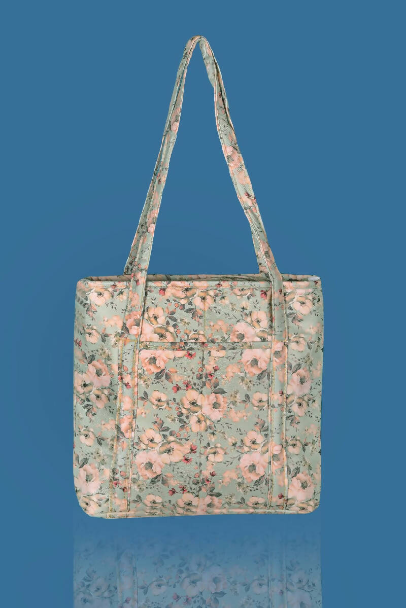Quilted Tote Bags Green