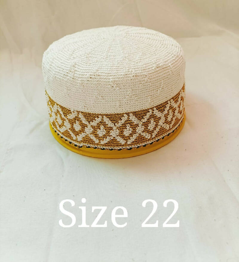 Mens White Topi 22