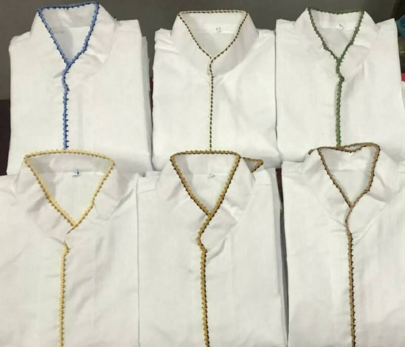 Mens Plain Readymade Kurta Saya Full Makkhi
