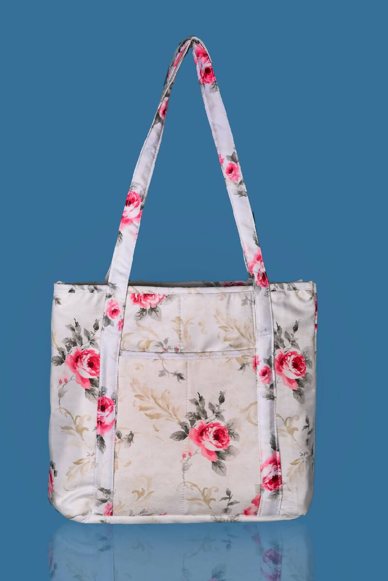 Quilted Tote Bags Cream