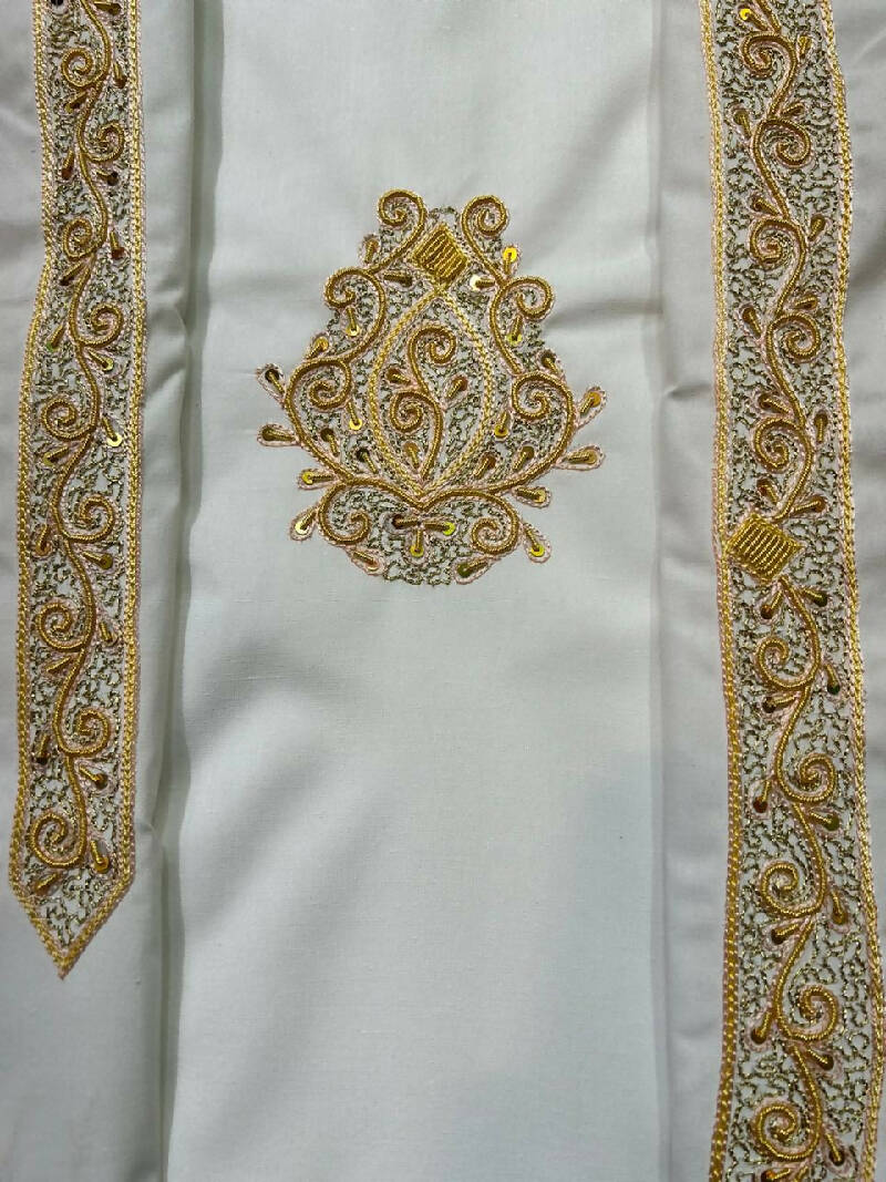 Heavy Zardosi Hand Work Kurta Saya