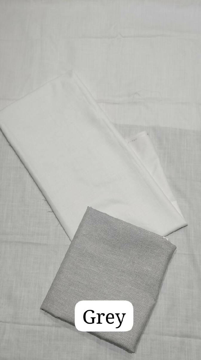 Pure White Pehran Izar Material Grey