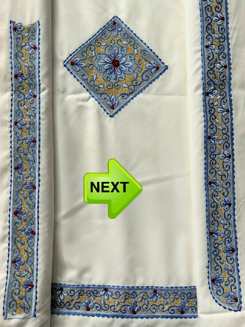 Heavy Zero Work Kurta Saya