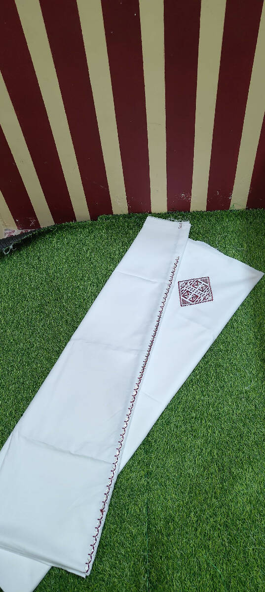 Patti Work Kurta Saya Material