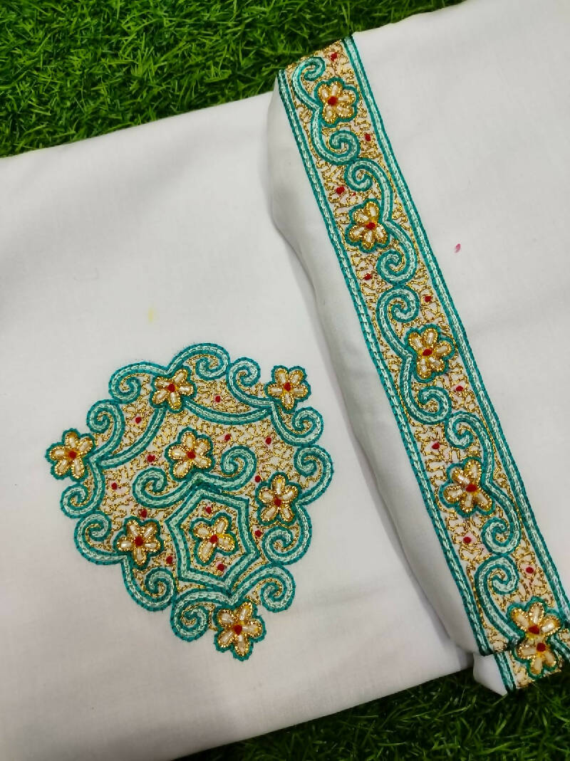 Heavy Zardosi Hand Work Kurta Saya