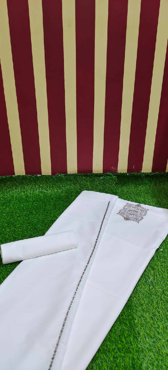 Patti Work Kurta Saya Material