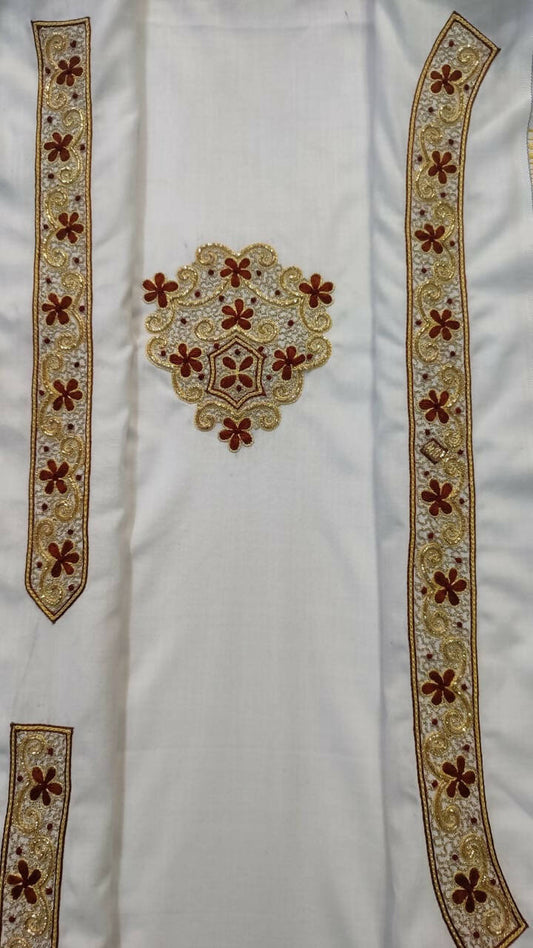 Zardozi kurta izaar ( cotton mat )