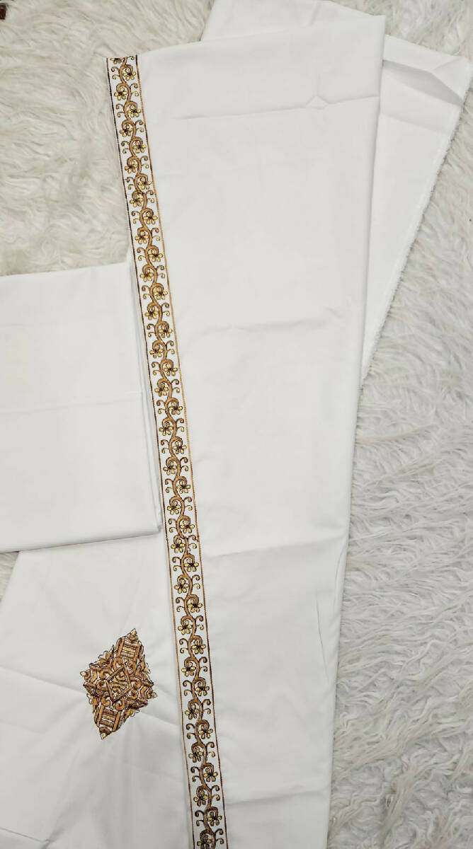 New Design Aali Qadr Pattern Kurta Saya