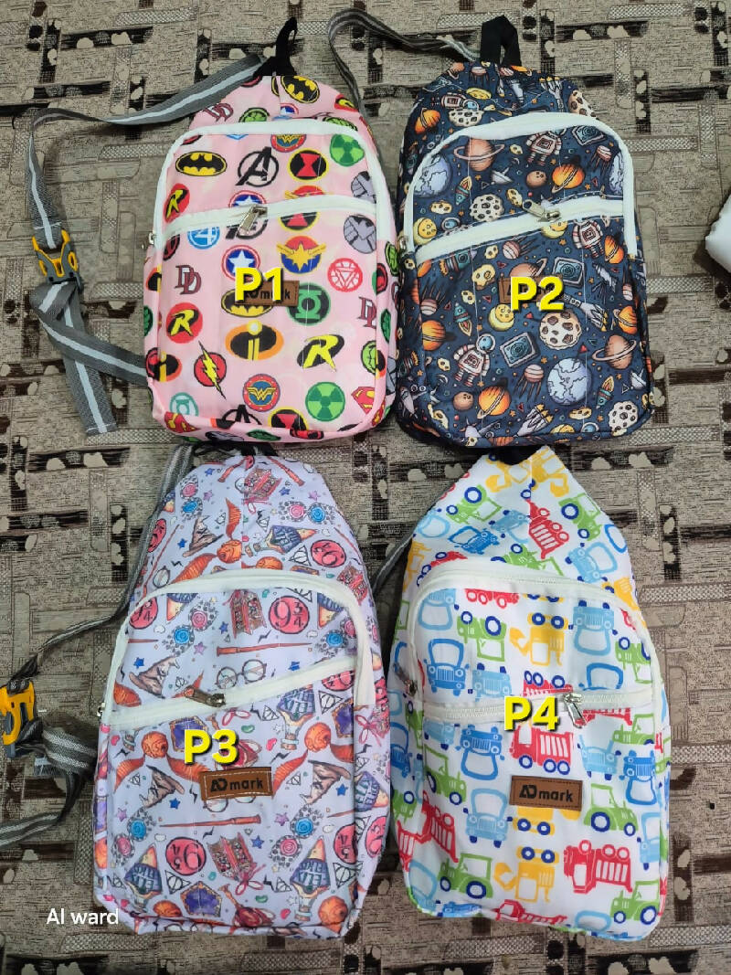 Kids Printed Oval Bag