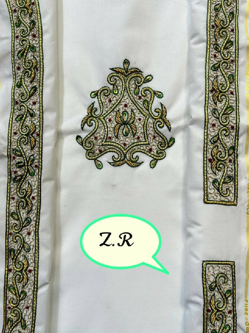 Heavy Zardosi Hand Work Kurta Saya